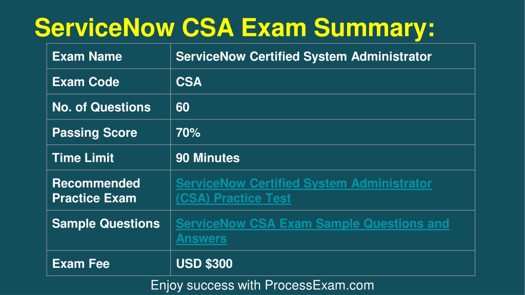 Ppt Pdf Servicenow Certified System Administrator Csa Exam