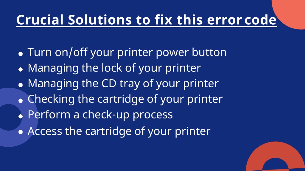 Ppt How To Fix Epson Printer Error Code X A Powerpoint Presentation