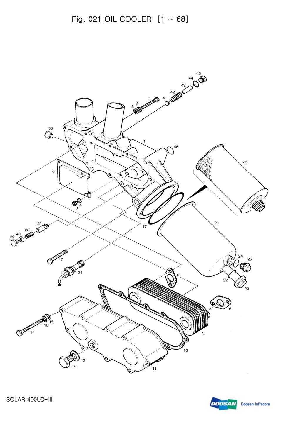 PPT DAEWOO DOOSAN SOLAR 400LC Ⅲ CRAWLER EXCAVATOR Parts Catalogue