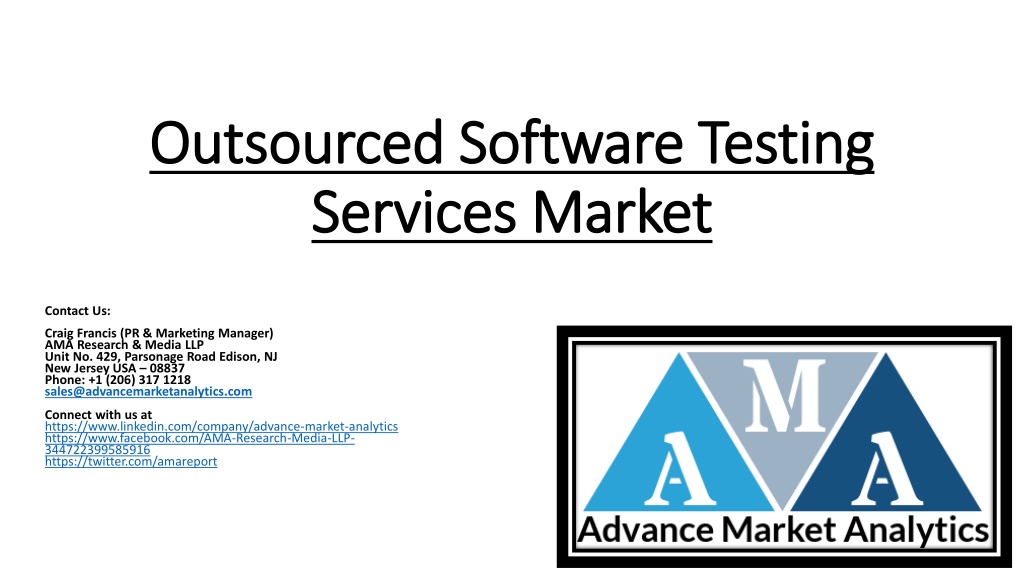 Ppt Outsourced Software Testing Services Market Powerpoint