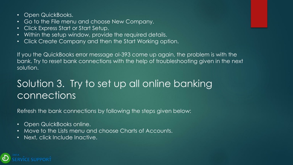 Ppt Elimination Method Of Quickbooks Error Message Ol Powerpoint