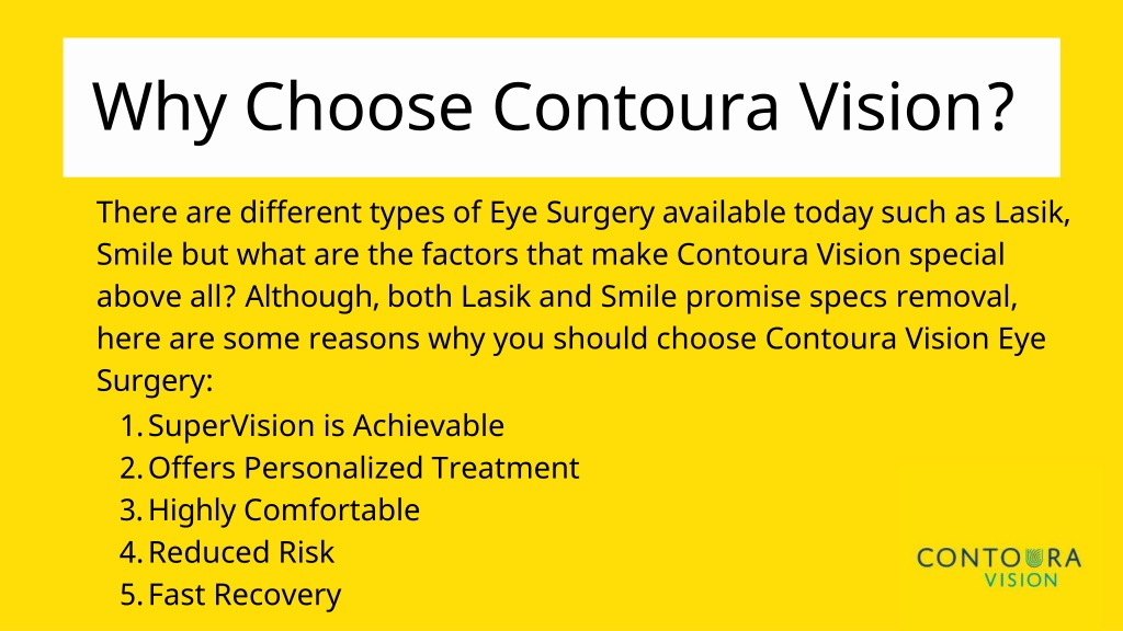 PPT Contoura Vision Eye Surgery PowerPoint Presentation Free