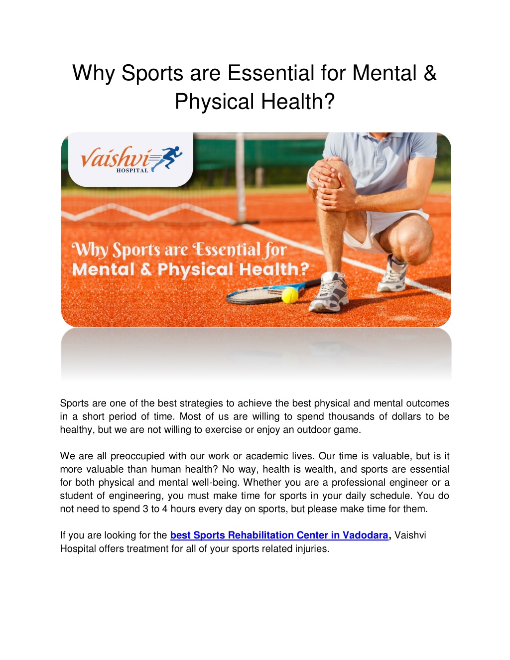 Ppt Why Sports Are Essential For Mental Physical Health Powerpoint