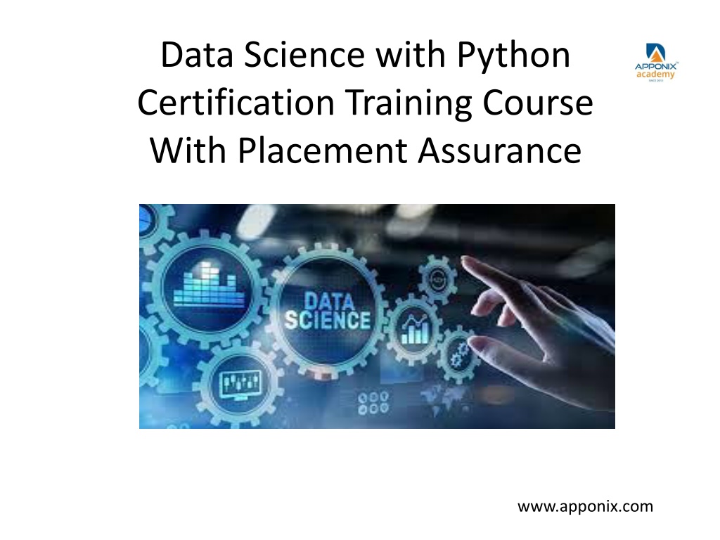 Ppt Data Science With Python Certification Training Course With