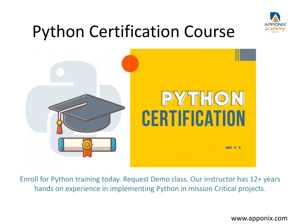 Ppt Python Certification Course Powerpoint Presentation Free