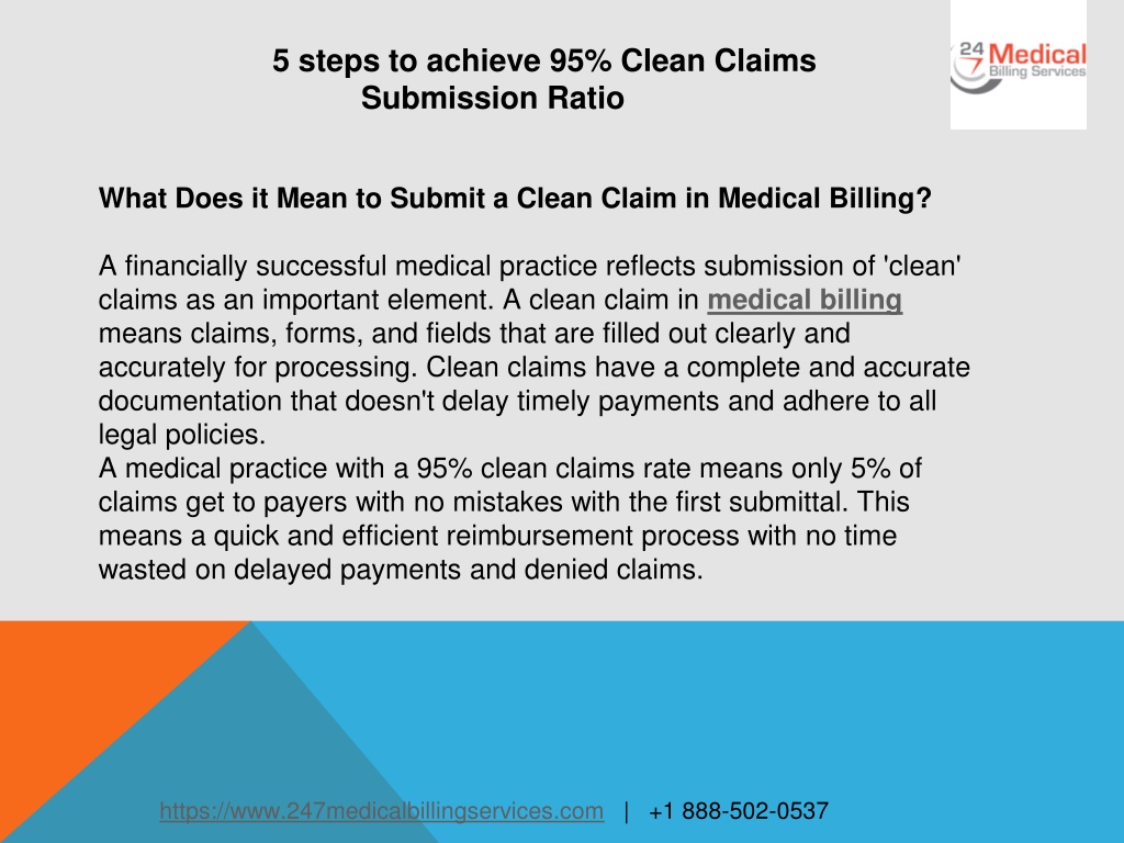 Ppt Steps To Achieve Clean Claims Submission Ratio Powerpoint