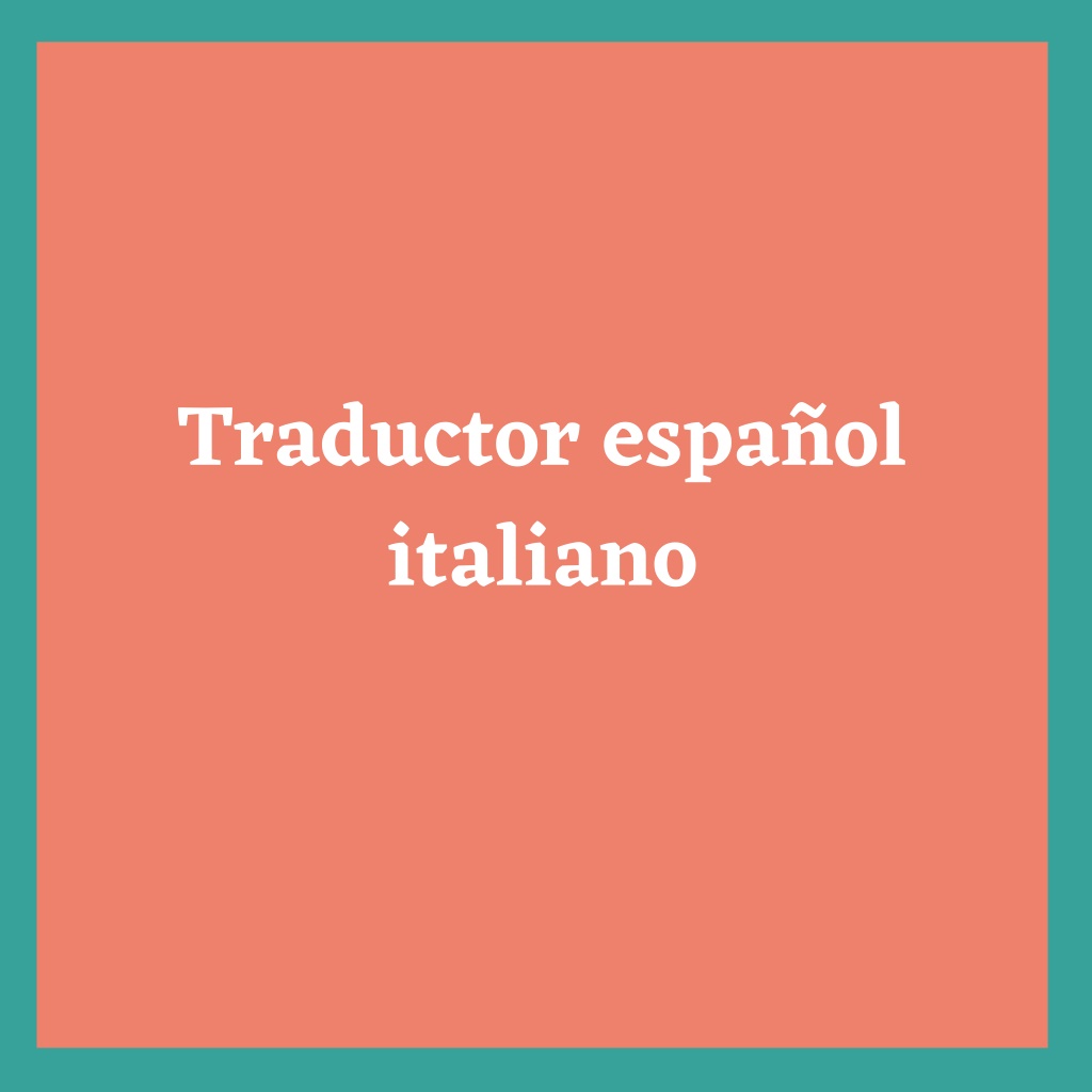 Ppt Traductor Espa Ol Italiano Document Powerpoint Presentation