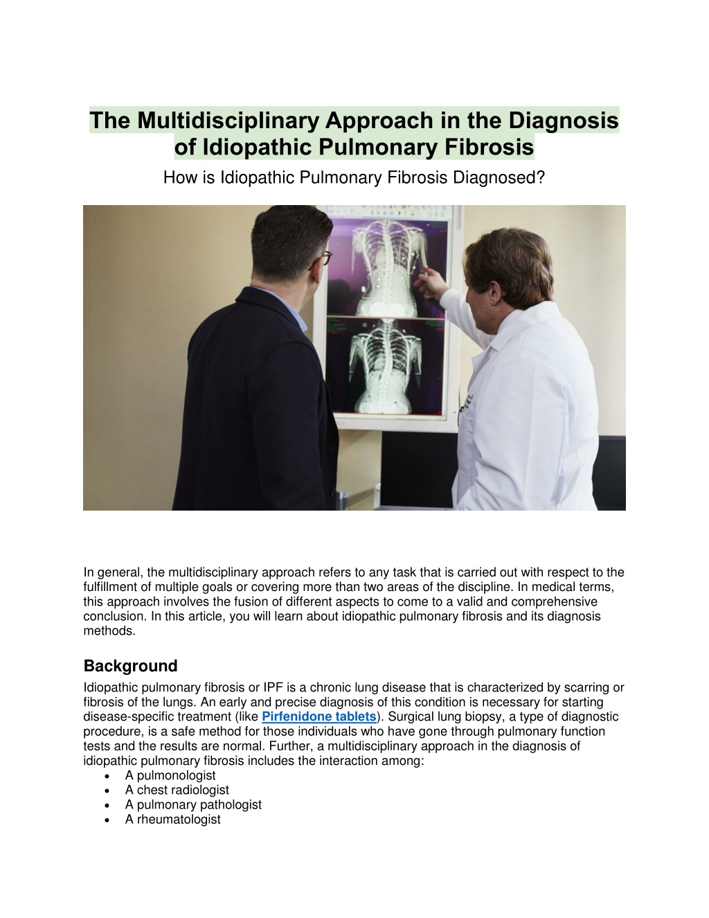 Ppt The Multidisciplinary Approach In The Diagnosis Of Idiopathic