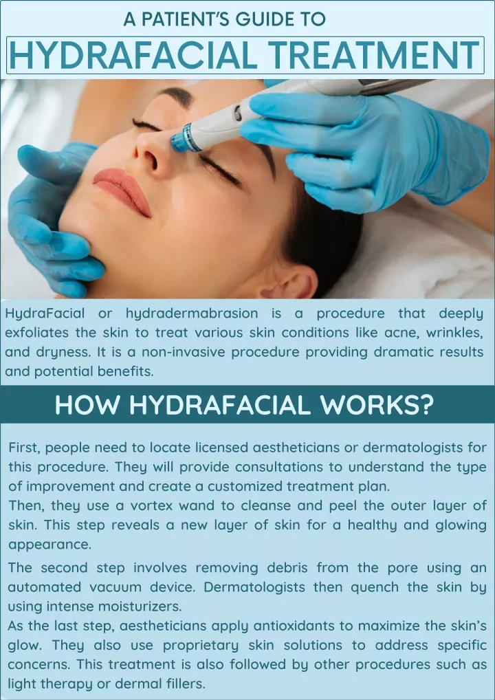 Ppt A Patients Guide To Hydrafacial Treatment Powerpoint