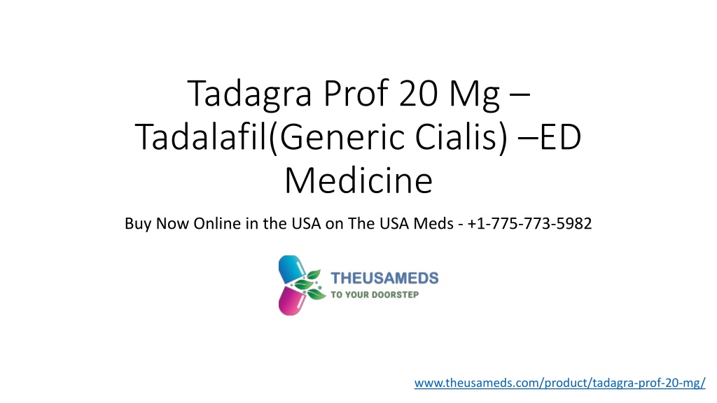 Ppt Tadagra Prof Mg Theusameds Powerpoint Presentation Free