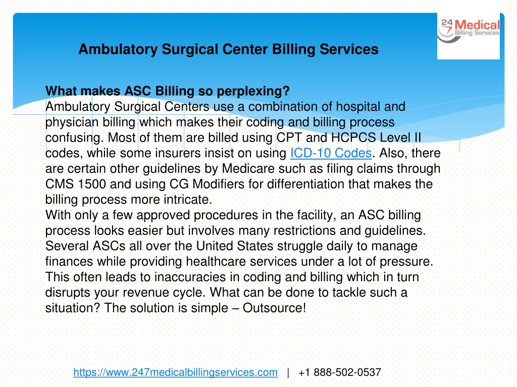 Ppt Ambulatory Surgical Center Billing Services Powerpoint