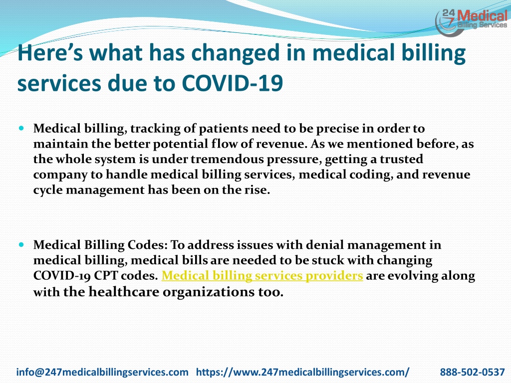 PPT Disruption In The Medical Billing Industry Due To COVID 19