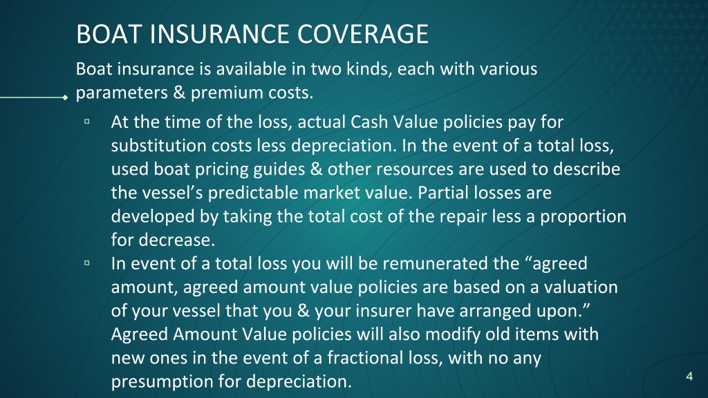 Ppt Things You Should Know About Boat Or Yachts Insurance And Safety