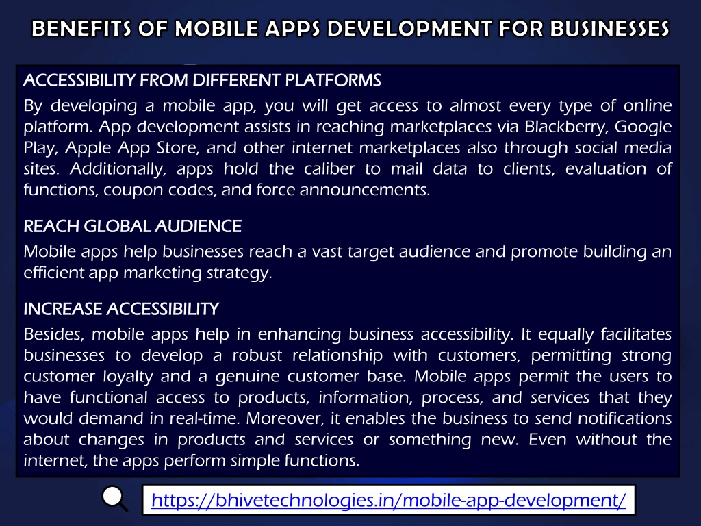 Ppt Benefits Of Mobile Apps Development For Businesses