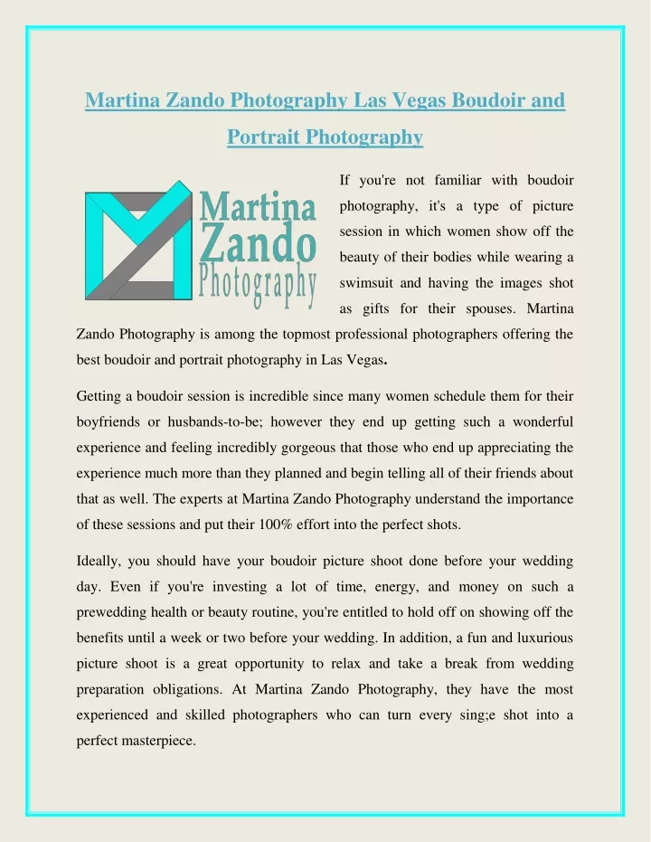 Ppt Martina Zando Photography Las Vegas Boudoir And Portrait