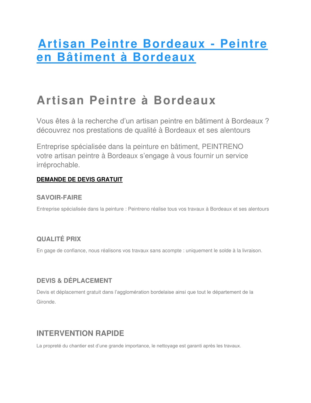 Ppt Peintre En B Timent Bordeaux Powerpoint Presentation Free