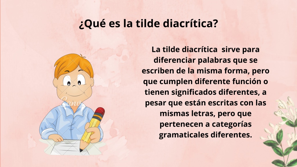 PPT La tilde diacrítica PowerPoint Presentation free download ID