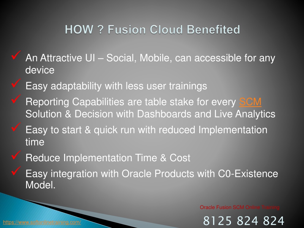 Ppt Oracle Fusion Cloud Scm Ppt Powerpoint Presentation Free