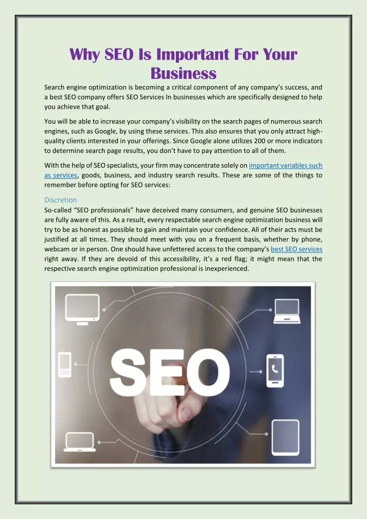 Ppt Why Seo Is Important For Your Business Powerpoint Presentation