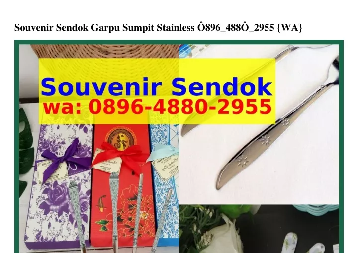 Ppt Souvenir Sendok Garpu Sumpit Stainless Whatsapp