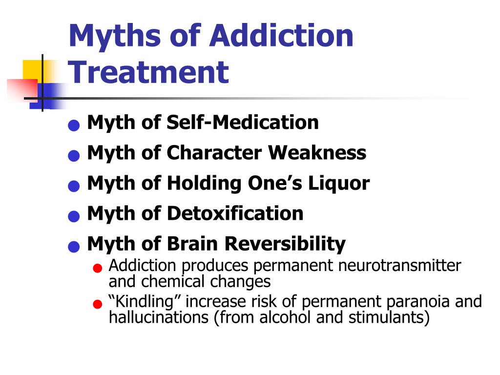 Ppt Addiction Myths And Science David Kan Md San Francisco