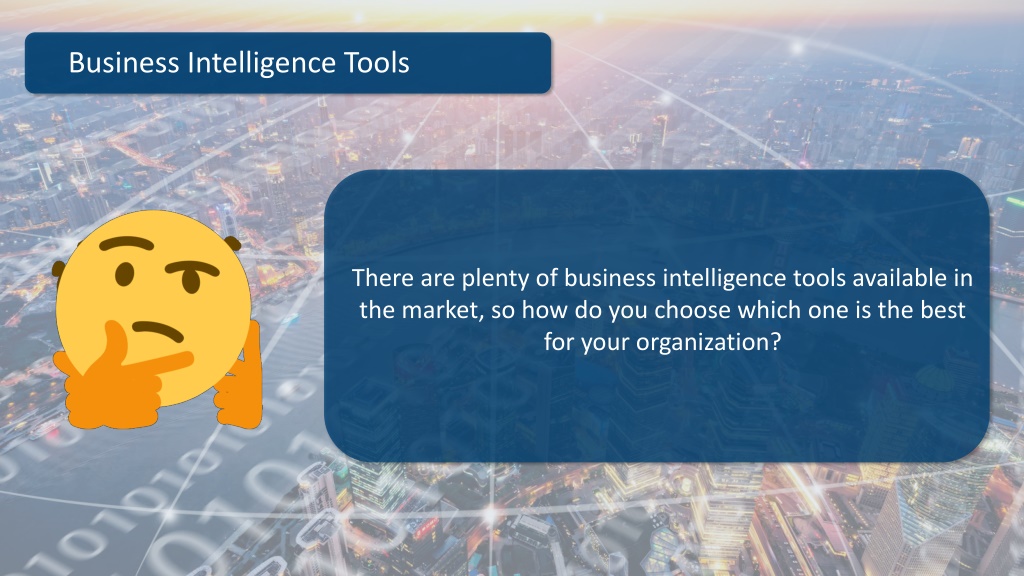 Ppt Top Bi Tools Top Business Intelligence Tools Bi