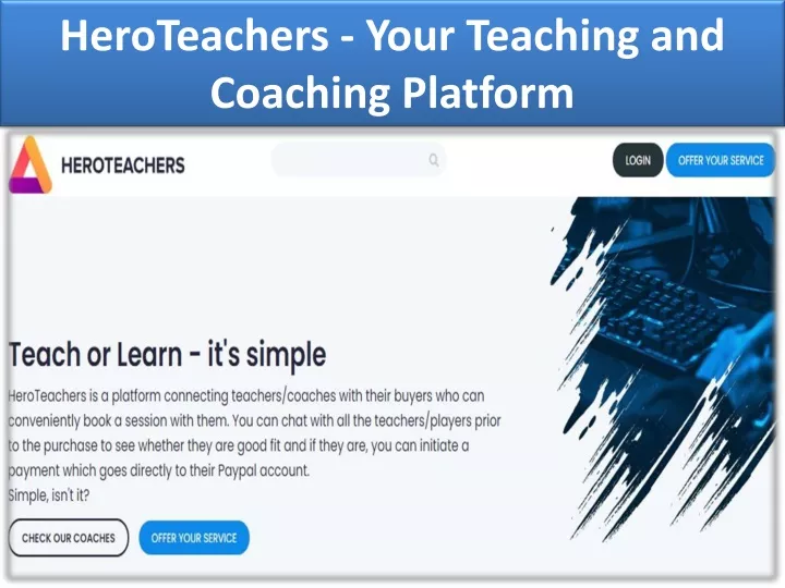 heroteachers your teaching and coaching platform n.