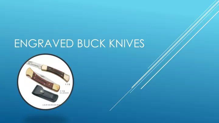 engraved buck knives n.