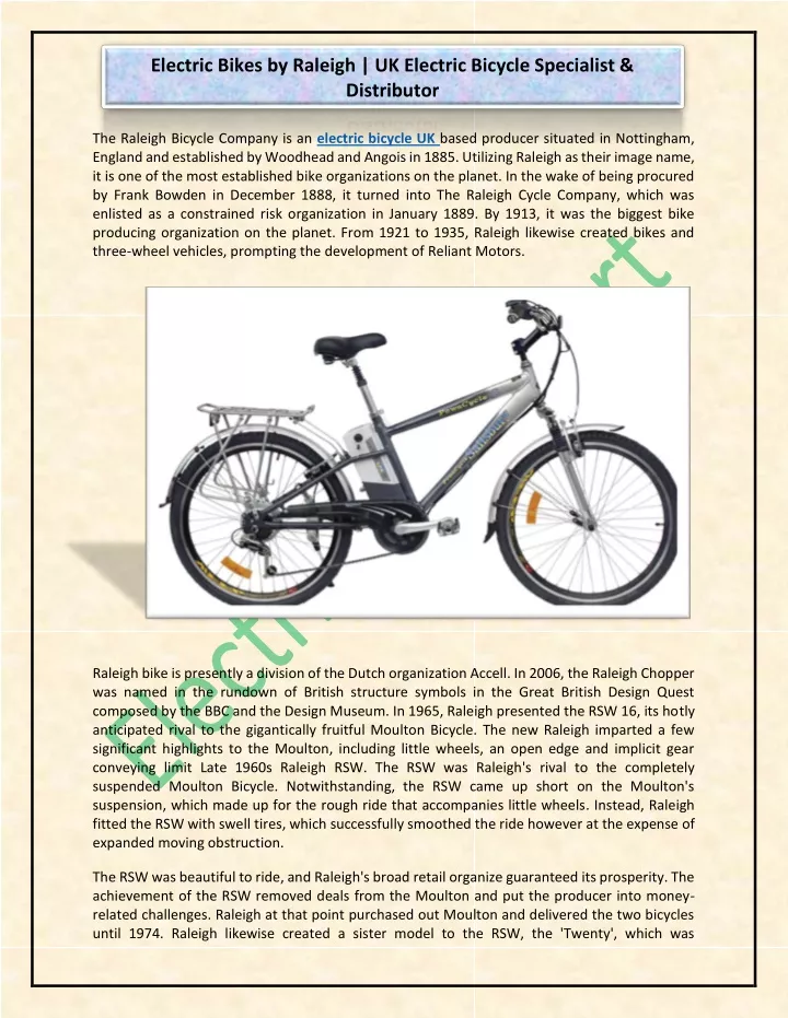electric bikes by raleigh uk electric bicycle n.