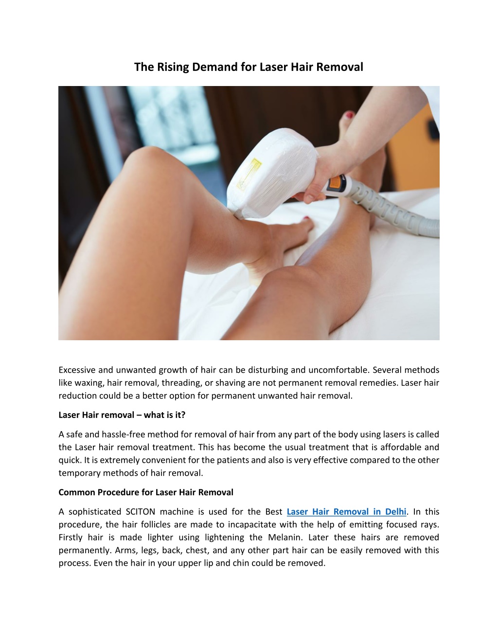 PPT - The Rising Demand for Laser Hair Removal PowerPoint Presentation -  ID:10017945