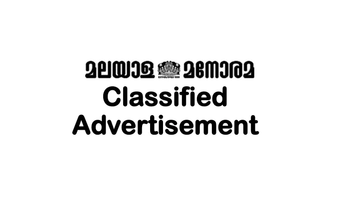 classified advertisement n.