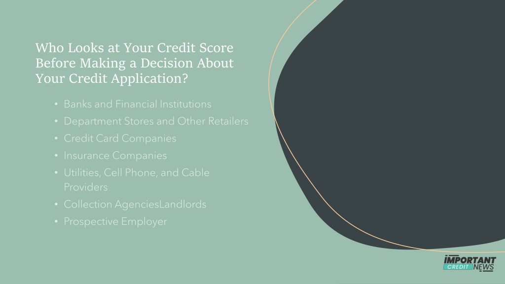 PPT What Does A Credit Report Tell You PowerPoint Presentation Free 