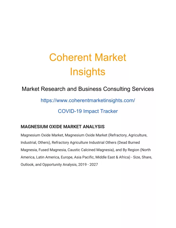 coherent market insights n.