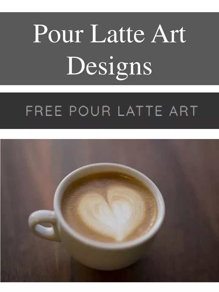 pour latte art designs n.