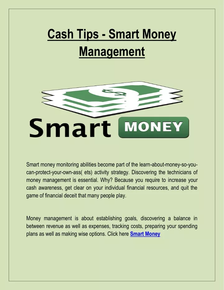 cash tips smart money management n.