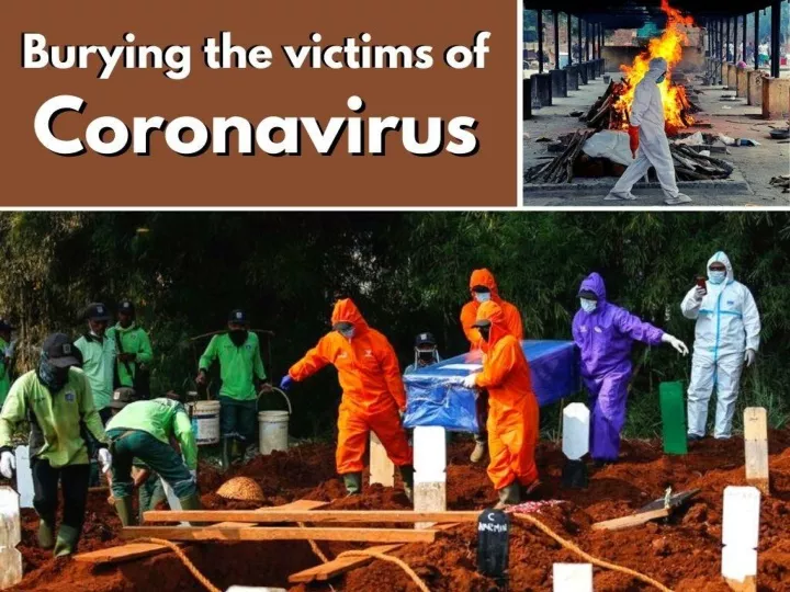 burying the victims of coronavirus n.