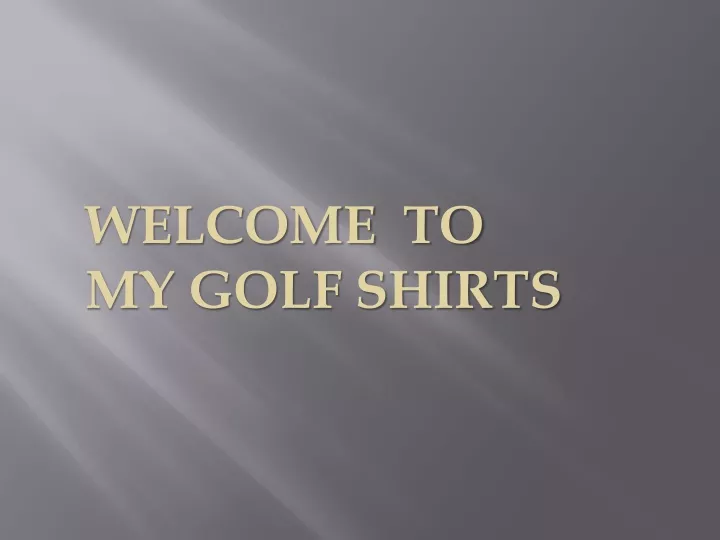 welcome to my golf shirts n.