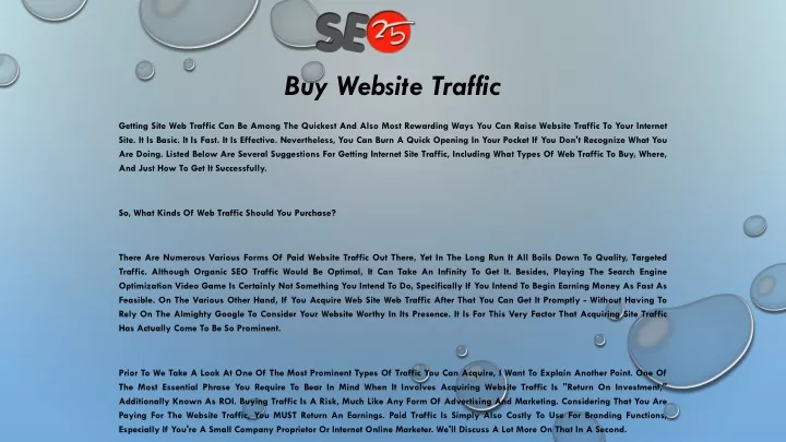 buy website traffic n.