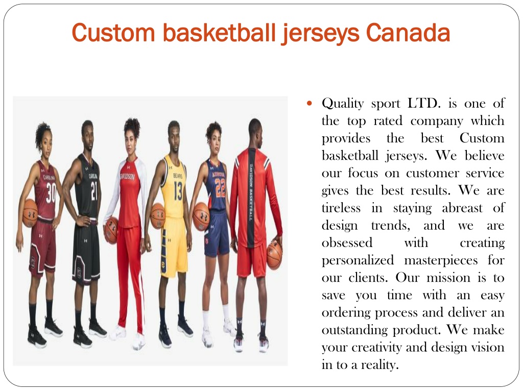 PPT - Custom basketball jerseys Canada PowerPoint Presentation, free ...