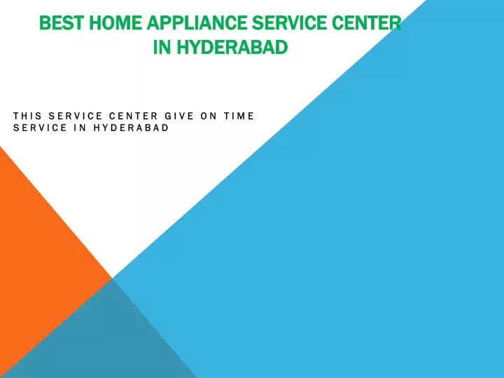 best home appliance service center in hyderabad n.