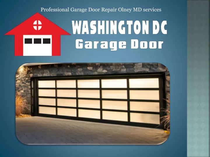 professional garage door repair olney md services n.