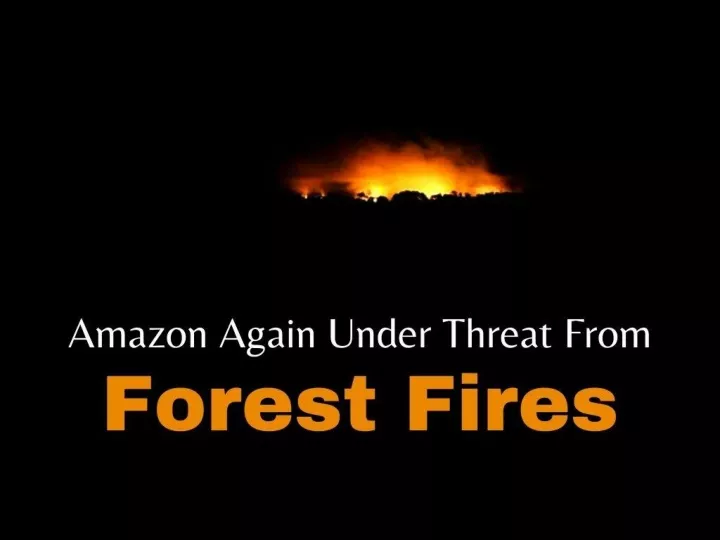 amazon again under threat from forest fires n.
