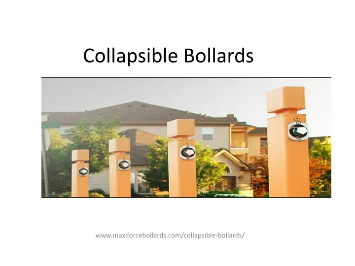 collapsible bollards n.