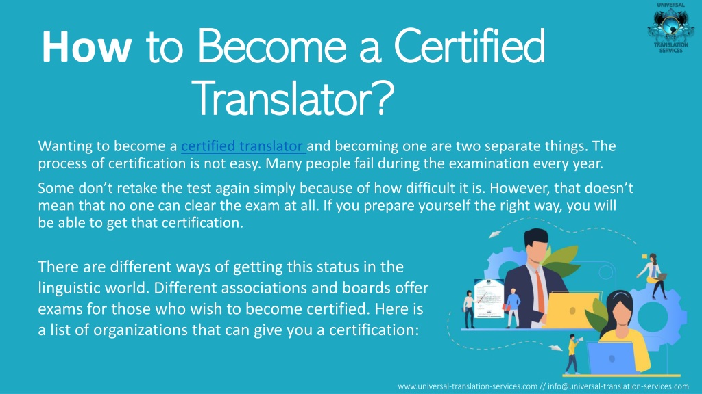 PPT How to a certified translator? PowerPoint Presentation