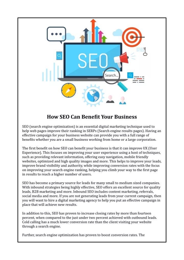 how seo can benefit your business n.