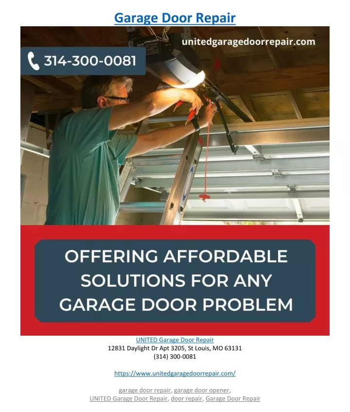 garage door repair n.