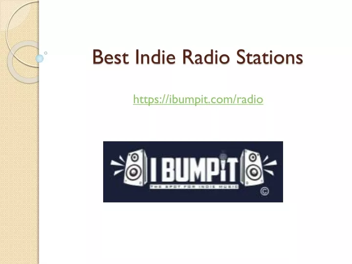 best indie radio stations n.