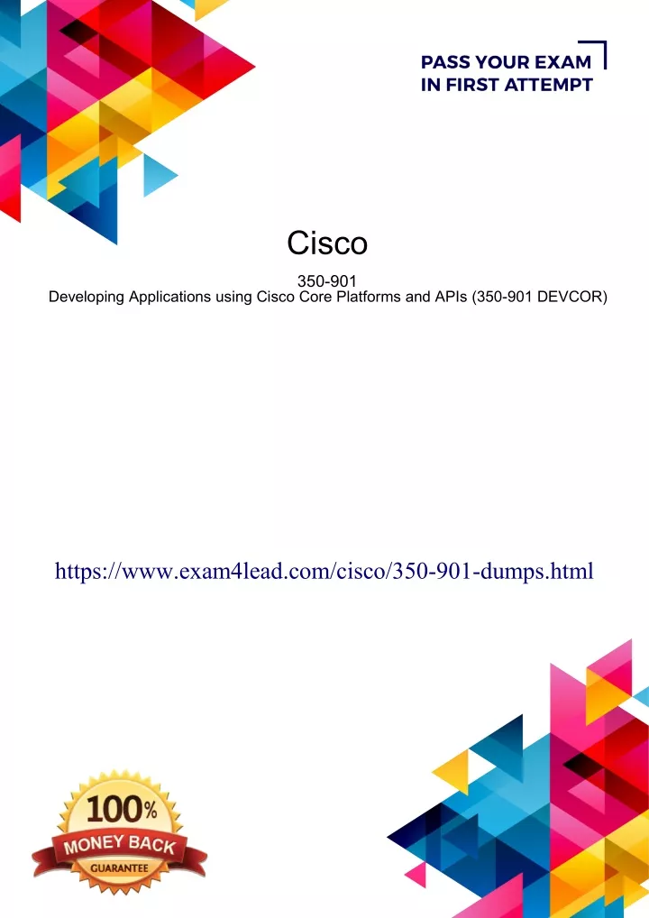 PPT - Actual CISCO 350-901 Dumps PDF - Exam4Lead.com PowerPoint Sns-Brigh10