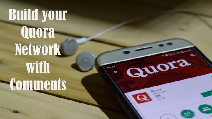 build your quora network with comments n.