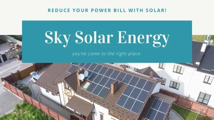 reduce your power bill with solar n.